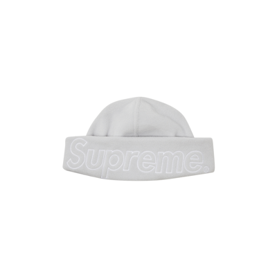 Pre-owned Supreme Polartec Beanie 'light Grey'