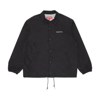 Pre-owned Supreme Nyc Coaches Jacket 'black'