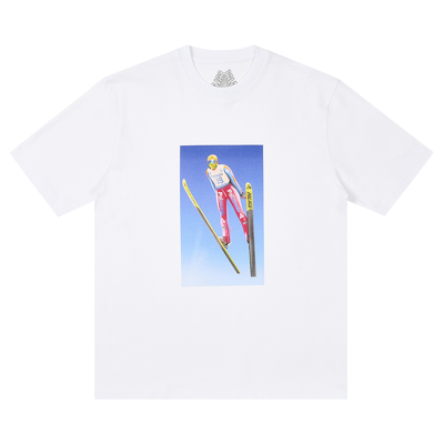 Pre-owned Palace Lift Off T-shirt 'white'