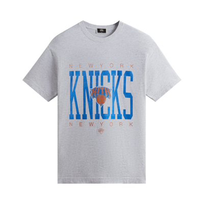 Pre-owned Kith For The New York Knicks Home Court Vintage Tee 'light Heather Grey'