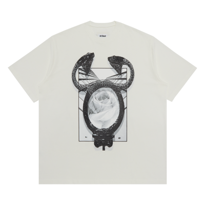 Pre-owned Goat X Kandis Williams For Art Basel '23/'24 Printed Tee Ecru In Cream