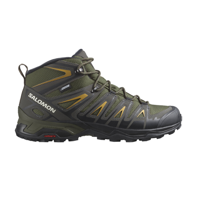 Pre-owned Salomon X Ultra Pioneer Mid Cswp 'olive Night Amber' In Green