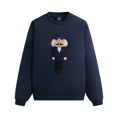 Pre-owned Kith Nutcracker Nelson Crewneck 'nocturnal' In Blue