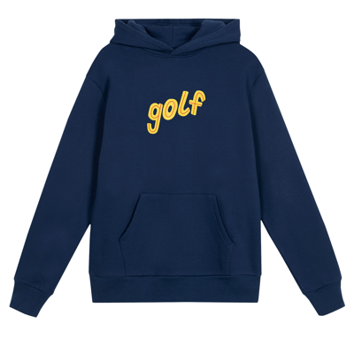 Pre-owned Golf Wang Pop Hoodie 'navy Blue'