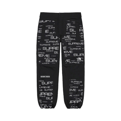 Pre-owned Supreme X The North Face Tech Pants 'black'