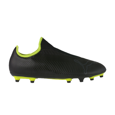 Pre-owned Puma Finesse Laceless Fg 'black Yellow Alert'