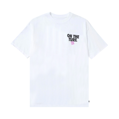 Pre-owned Nike Sb X Born X Raised On The Turf T-shirt 'white/3m'