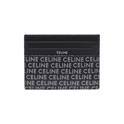 Pre-owned Celine Large Card Holder 'black'