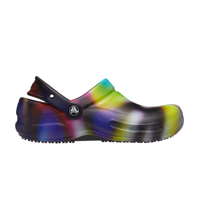 Pre-owned Crocs Bistro Graphic Clog 'solarized' In Multi-color