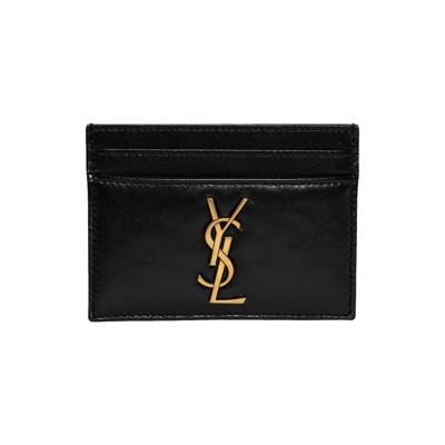 Pre-owned Saint Laurent Card Holder 'black'