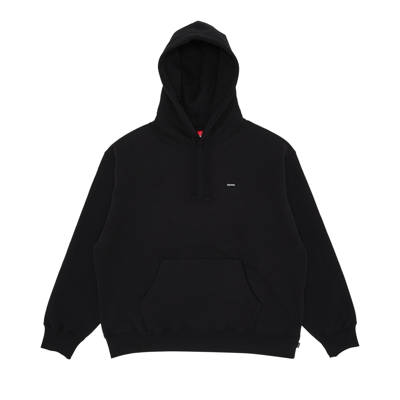 Pre-owned Supreme Small Box Drawcord Hooded Sweatshirt 'black'