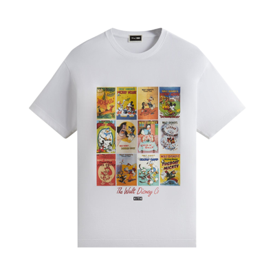 Pre-owned Kith For Mickey & Friends Poster Vintage Tee 'white'