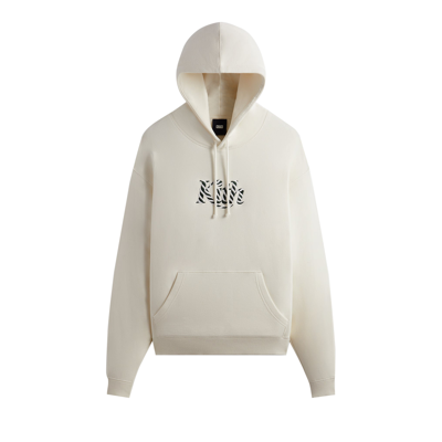 Pre-owned Kith Candy Cane Williams Iii Hoodie 'sandrift' In Cream