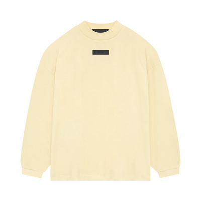 Pre-owned Essentials Fear Of God  Long-sleeve Tee 'garden Yellow'