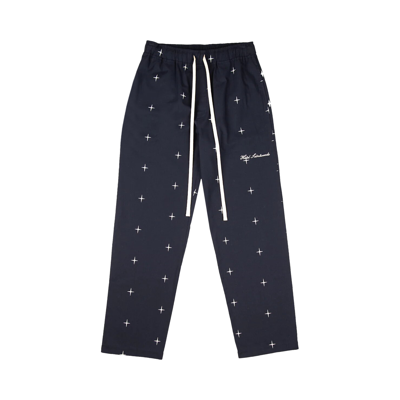 Pre-owned Saintwoods Pajama Sweatpants 'navy' In Blue