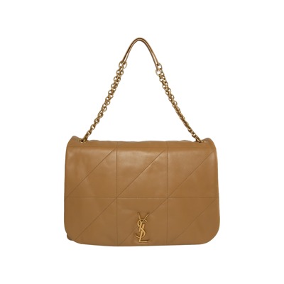 Pre-owned Saint Laurent Jamie 4.3 Chain Bag 'praline' In Brown