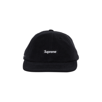 Pre-owned Supreme Polartec Small Box 6-panel 'black'