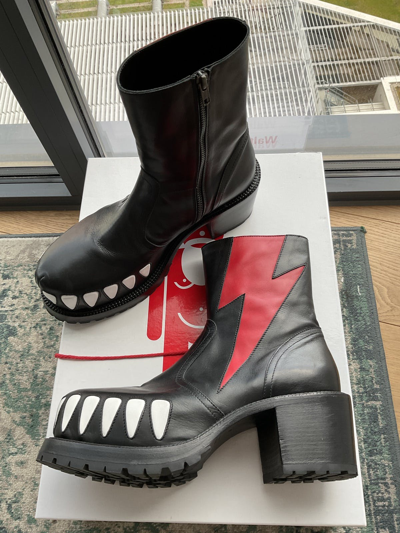 Pre-owned Walter Van Beirendonck Aw22-23 Hyper Glam Boots In Black