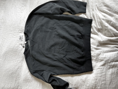 Pre-owned Maison Margiela Crew Sweatshirt In Charcoal Grey
