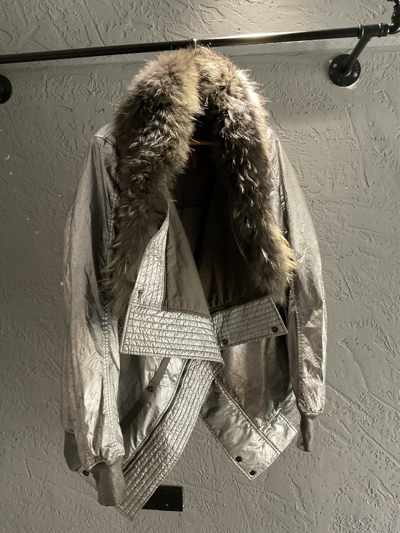 Pre-owned Rick Owens Olmar And Mirta Jacket In Silver