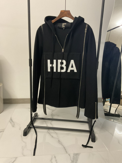 Pre-owned Hood By Air Wool Hoodie In Black