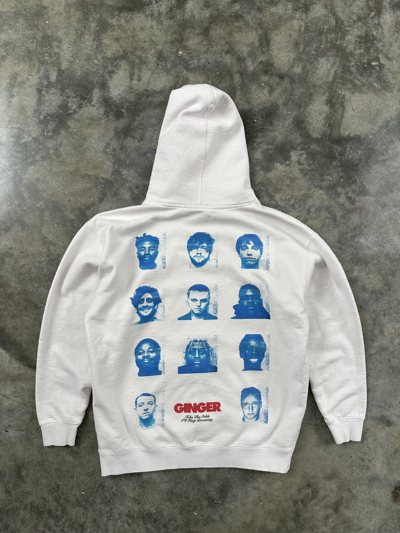 Pre-owned Brockhampton White Ginger Keep The Odds Hoodie Sz. Xl Bh