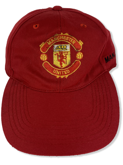 Pre-owned Manchester United X Soccer Jersey Vintage Manchester United Red Cap M384