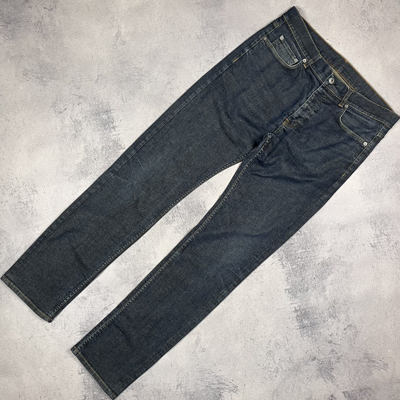 Pre-owned Helmut Lang Vintage  Designer Jeans 90's In Navy Blue