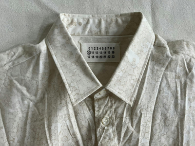 Pre-owned Maison Margiela Archive Margiela Confetti Shirt In Ecru Beige
