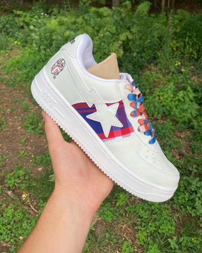 Pre-owned Bape Sta London Shoes In White