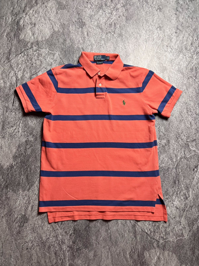 Pre-owned Polo Ralph Lauren X Vintage Y2k Polo Ralph Laurent Striped Blokecore Japan Style Polo Tee