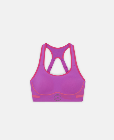 Stella Mccartney Truepace High Impact Sports Bra In Shock Purple