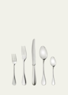 CHRISTOFLE PERLES SILVER-PLATED 5-PIECE PLACE SETTING
