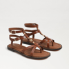 Sam Edelman Teeni Gladiator Sandal Cognac Brown Leather In Brown