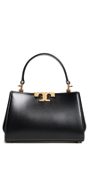 Tory Burch Eleanor Mini Leather Tote Bag In Black