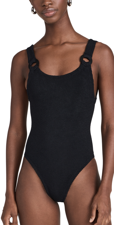 Hunza G Christy One Piece Swimsuit In Black