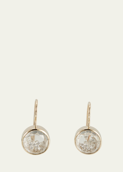 Moritz Glik 18k White Gold Naipe Diamond Kaleidoscope Shaker Earrings In Wg