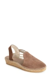 Toni Pons 'nuria' Suede Sandal In Taupe