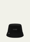 Jacquemus Le Bob Belo Cable Knit Bucket Hat In Black 990