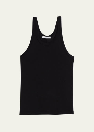 HELMUT LANG RIBBED RACERBACK TANK TOP