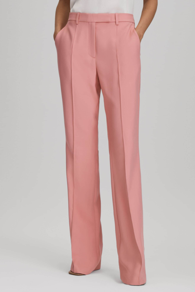 Reiss Petite Millie Flare Pants In Pink