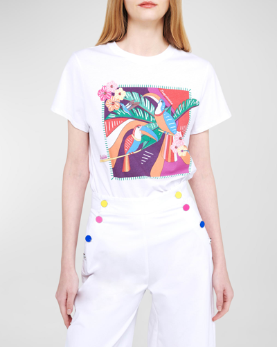 Paolita Tropical Graphic T-shirt In Amazonia