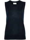 P.A.R.O.S.H SLEEVELESS CREW NECK SWEATER,D500677.LINFA