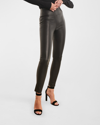 SPRWMN HIGH-WAIST LEATHER ANKLE LEGGINGS