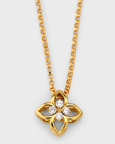 Roberto Coin 18k Petite Venetian Princess Pendant Necklace In Gold