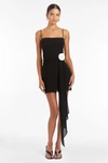 Amanda Uprichard Isabel Dress Black In Black
