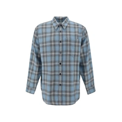 Ami Alexandre Mattiussi Casual Overshirt In Blue