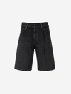 ACNE STUDIOS ACNE STUDIOS COTTON DENIM BERMUDA SHORTS