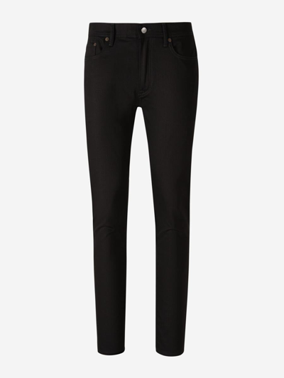 Acne Studios Skinny Fit Jeans In Negre