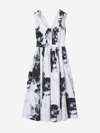 ALEXANDER MCQUEEN ALEXANDER MCQUEEN DRAPED MIDI DRESS